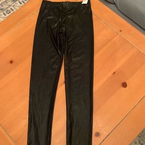 Charlotte Russe faux leather leggings. Never worn.